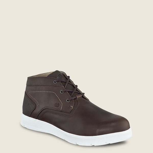 Safety Støvler Herre - Red Wing Zero-G Lite - Toe Chukka - Mørkebrune - HPYBAR-891